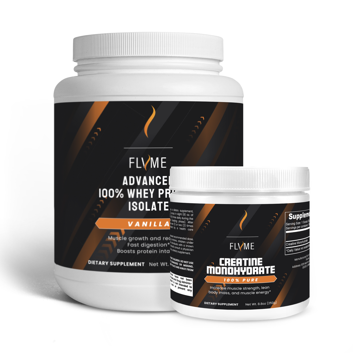 Advanced 100% Whey Protein Isolate (Vanilla) and Creatine Monohydrate