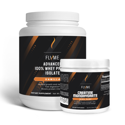 Advanced 100% Whey Protein Isolate (Vanilla) and Creatine Monohydrate